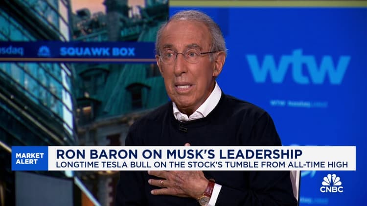 Elon Muskin Ron Baron: Toivon, että hän on