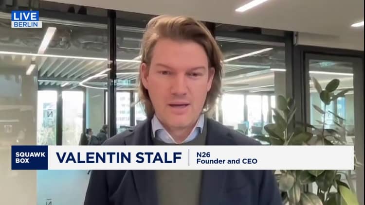 Näemme palautumisen fintech -arvostuksissa, N26: n toimitusjohtaja sanoo