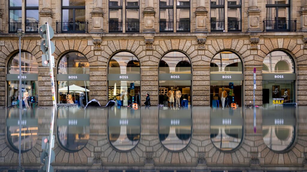 Hugo Boss Q1 2025 -tuotot, tariffikuvaus