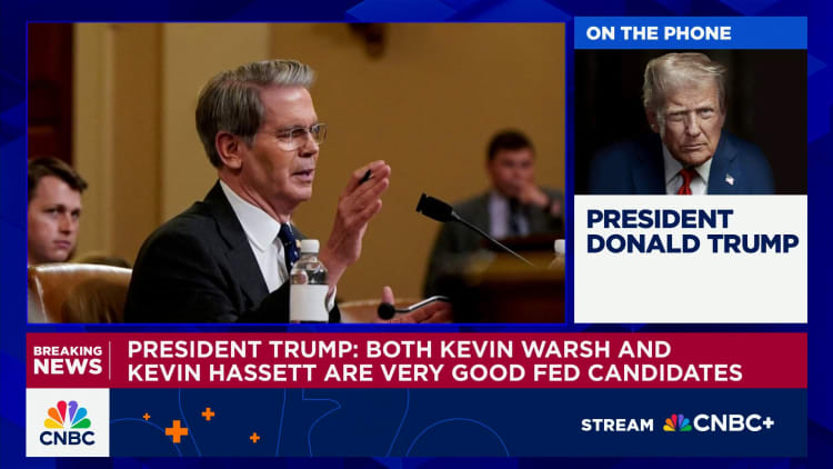 Presidentti Trump: Treasury Sec. Scott Bessent 'ei halua olla ruokittu puheenjohtajana, vaan 4 muuta ajoissa