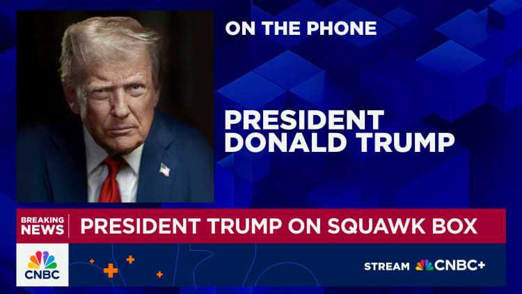 Katso CNBC: n koko haastattelua presidentti Donald Trumpin kanssa