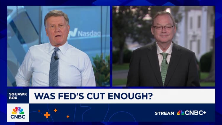 Katso CNBC: n koko haastattelua NEC -johtajan Kevin Hassettin kanssa