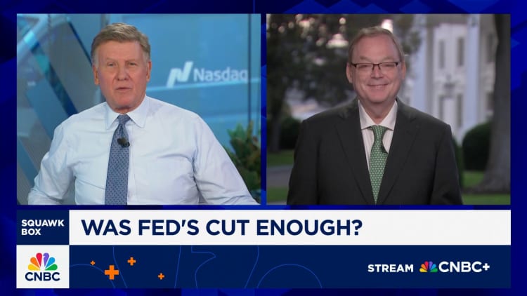 NEC -ohjaaja Kevin Hassett: Fedin 25 bps -leike on yksi