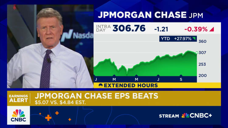 JPMorgan Chase ylittää arviot odotettua paremmista kaupankäynnin ja investointipankkitoiminnan tuloksista
