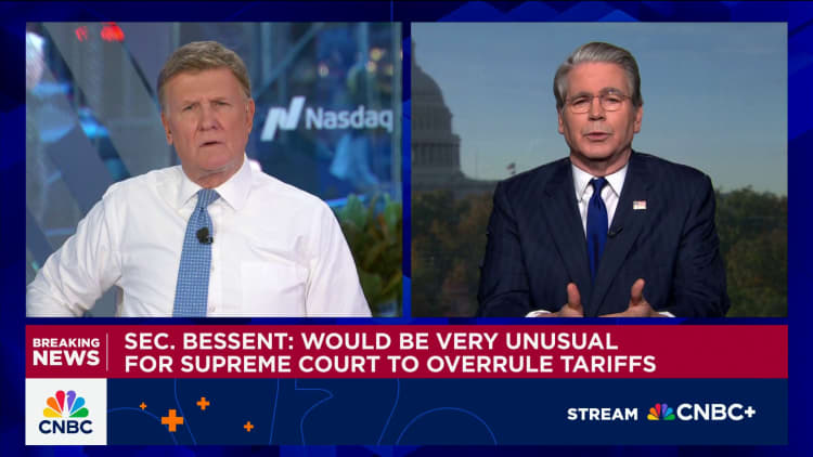 Treasury Sec. Scott Bessent on tariffit: Muita viranomaisia voidaan käyttää riippuen SCOTUS-päätöksestä