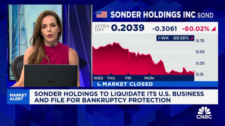 Sonder ilmoittaa konkurssista päivä sen jälkeen, kun Marriott väittää 