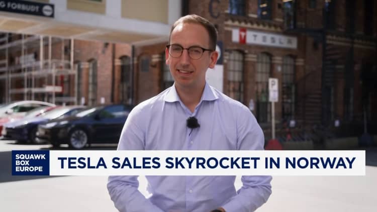 Kiinnostaako trendi? Teslan Norjan myynti nousi pilviin