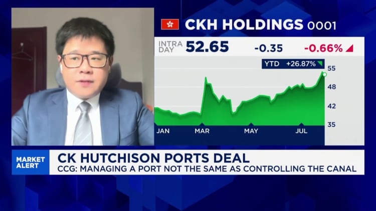 CCG:n Zichen Wang: Yhdysvaltain huoli CK Hutchisonin satamatoiminnasta