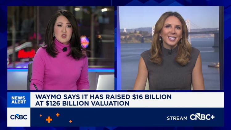 Waymo sanoo keränneensä 16 miljardia dollaria ja sen arvo on 126 miljardia dollaria