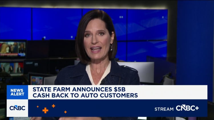 State Farm ilmoittaa 5 miljardin dollarin käteispalautuksen autoasiakkaille
