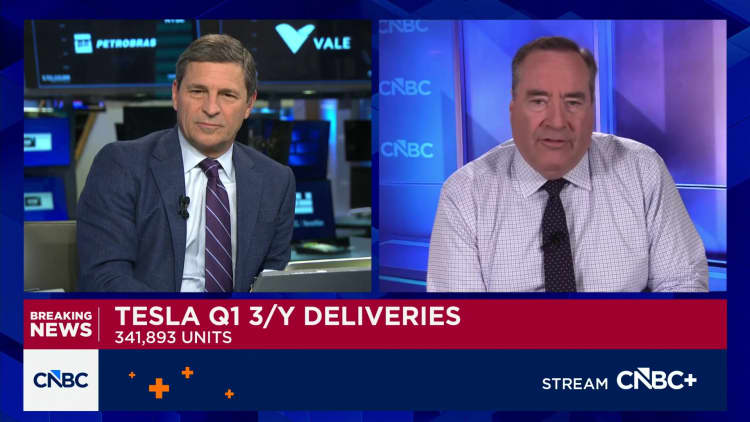 Tesla ilmoitti toimittaneensa 358 000 ajoneuvoa ensimmäisellä vuosineljänneksellä, mikä on 14 % vähemmän kuin vuosineljänneksellä.