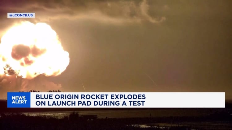 Blue Origin -raketti räjähti laukaisualustalla testin aikana