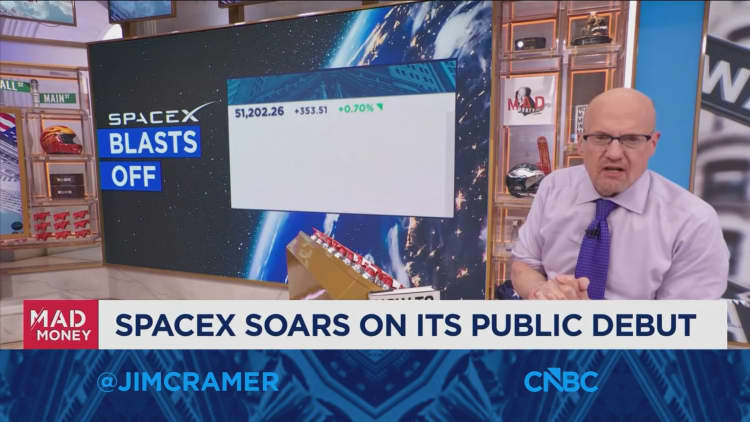 Cramer: Mikään IPO ei ole koskaan houkutellut Wall Streetiä yhtä paljon kuin SpaceX