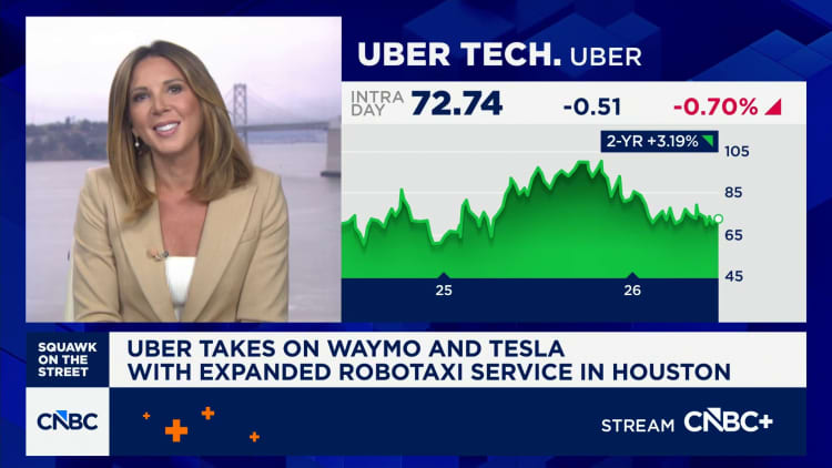 Uber laajentaa Robotaksipalvelua Houstonissa kilpaillakseen Waymon ja Teslan kanssa