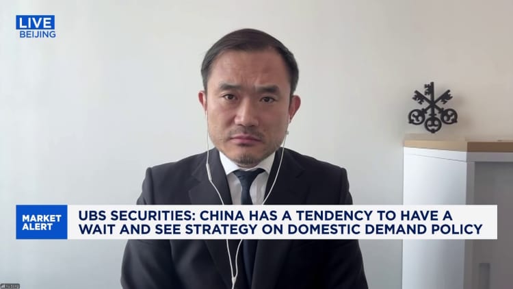 Kiinan päättäjien on tehtävä enemmän, jos he haluavat lähes 5 prosentin talouskasvun: UBS